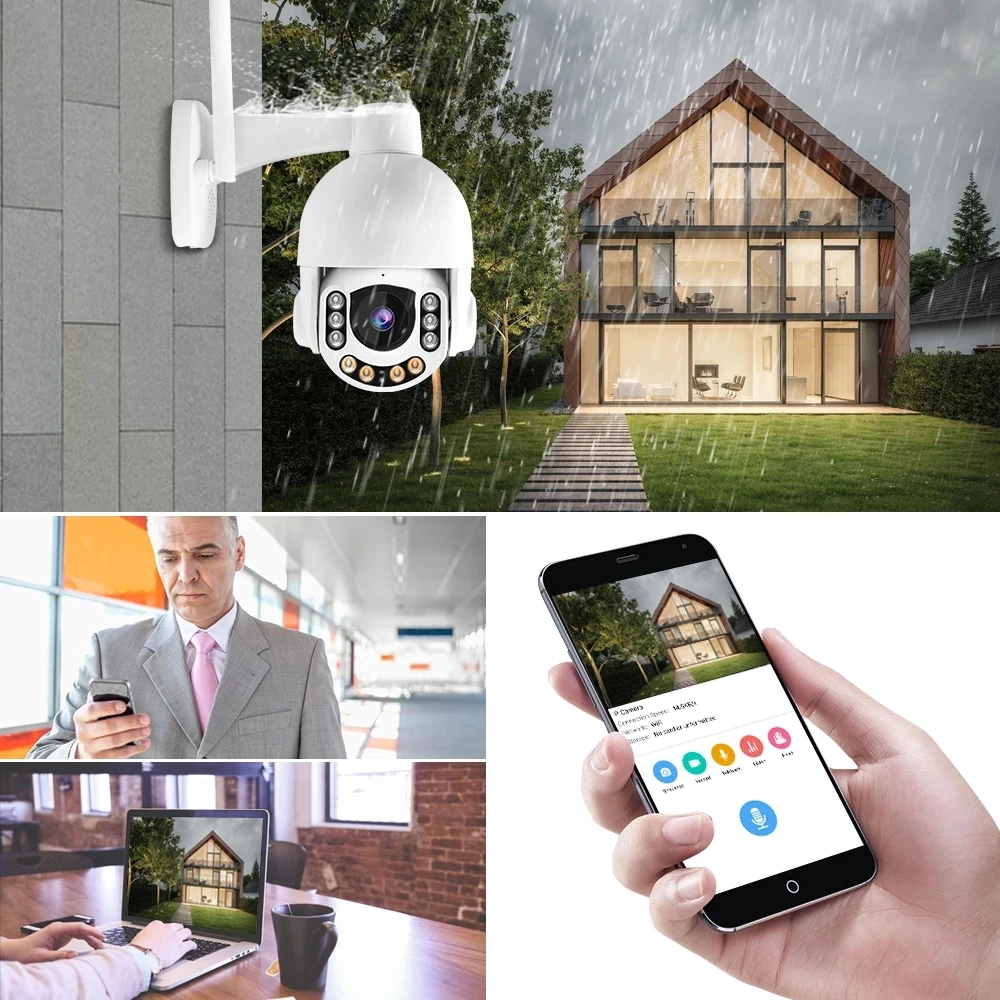 Vstarcam CS65 3MP 1296P Wireless PTZ IP Camera 5X Digital Zoom Outdoor Water-proof Speed Dome | Безопасность и защита