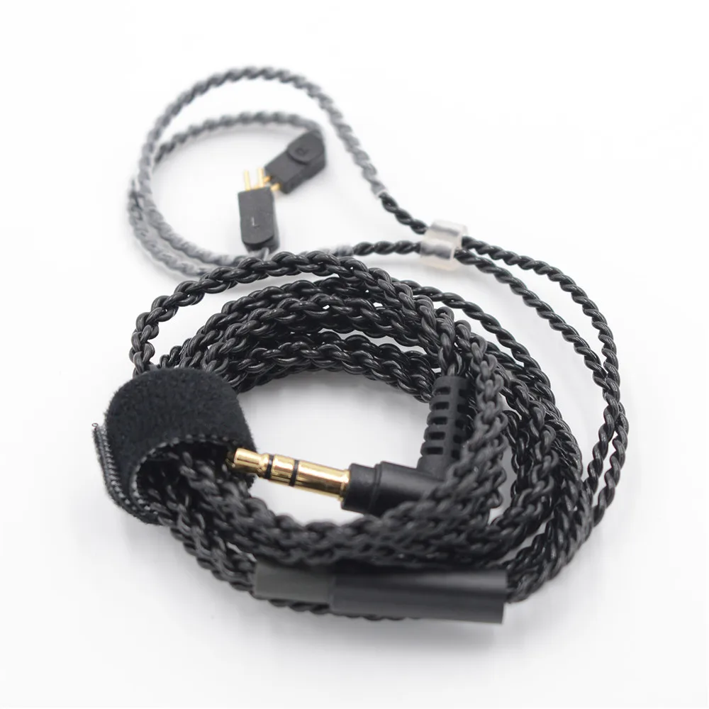 Кабель для наушников разъем 3 5 мм двойной контактный 0 78 поддержка кабеля 75