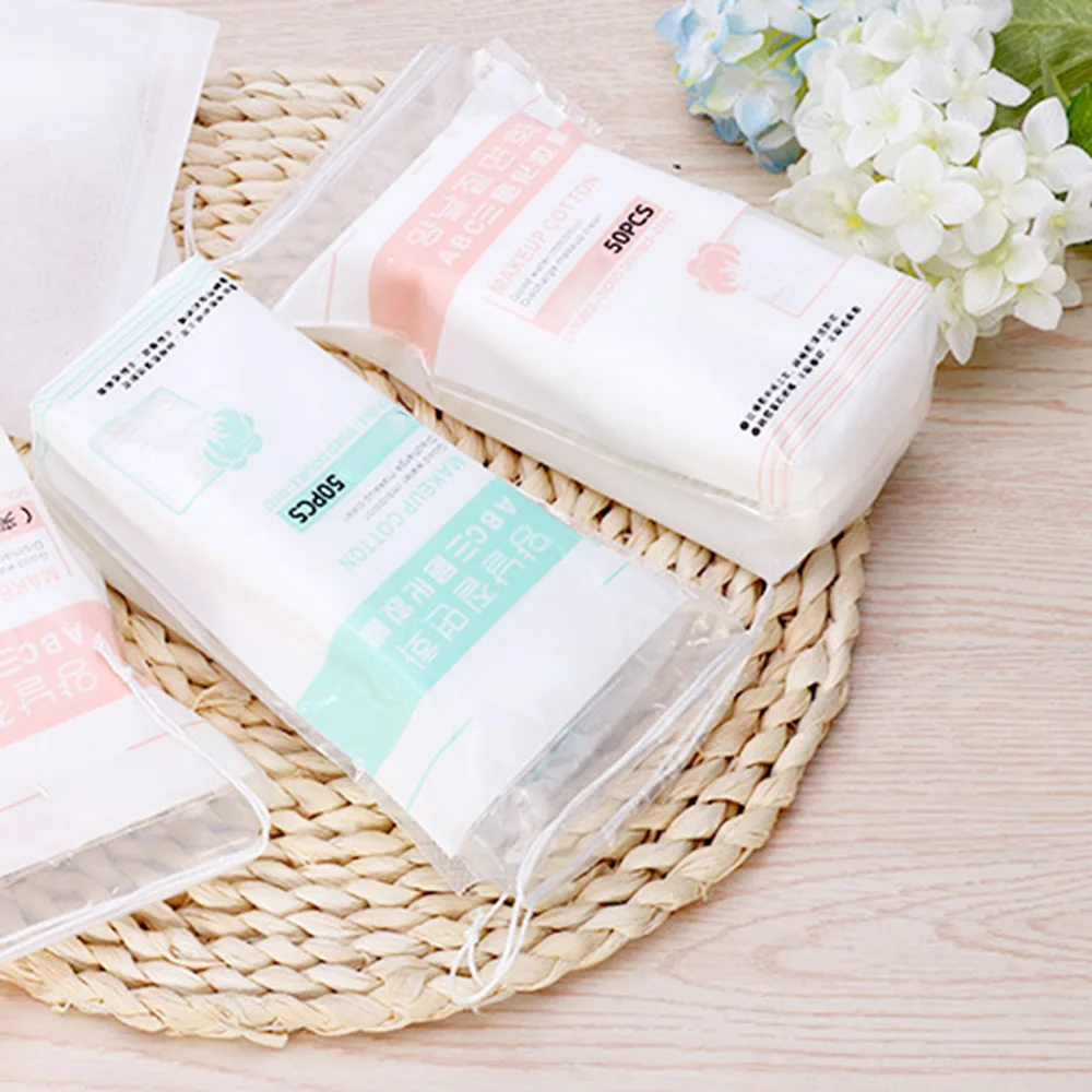 Очищающий хлопковый сэндвич из чесаного хлопка 50 шт. отжатый коврик одноразовый