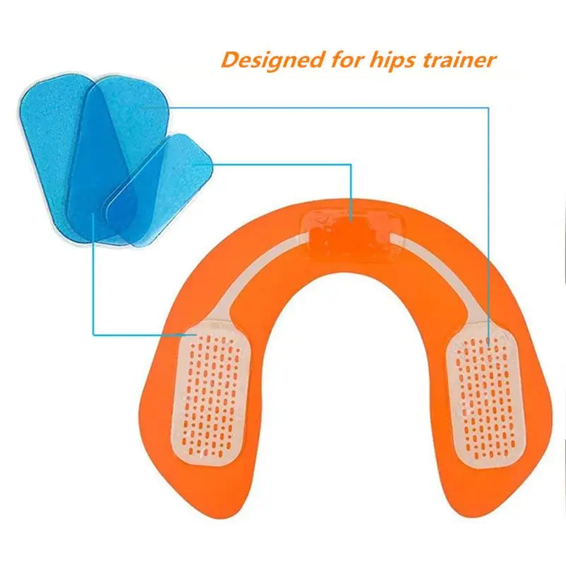 

15pcs Buttocks Muscle Hydrogel Sticker Stimulator Training Replacement Gel Sheet Pads ABS EMS Hip Muscle Stimulator Gel Training