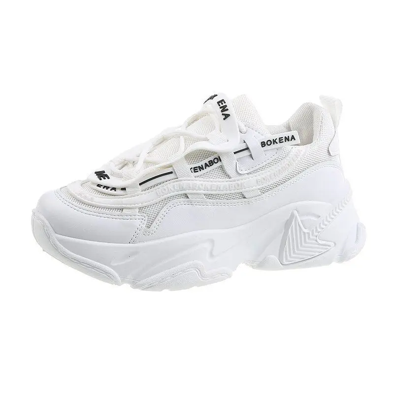 

Women's Chunky Sneakers Thick Bottom Platform Vulcanize Shoes Fashion Breathable Casual Running Shoes for Women