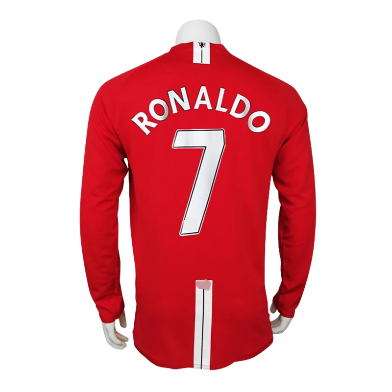 

2007/08 Retro Football Jersey Long and Short Sleeve Homepage Red Ronaldo Camiza de Time Tops FUTBOL Football Jersey Available