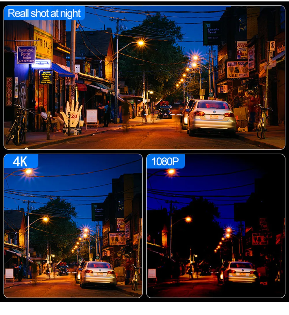 Автомобильный видеорегистратор Sony IMX415 12 дюймов 3840*2160P 4K Wi-Fi зеркало заднего вида