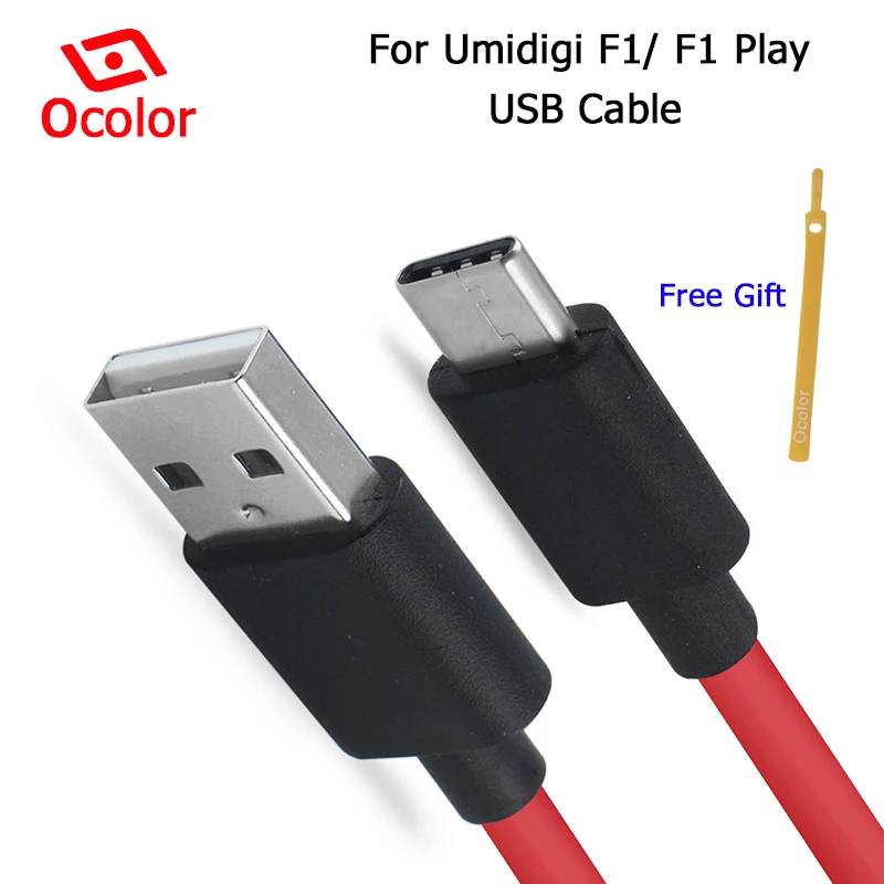 Кабель USB ocolor для Umidigi F1 Play запасные части кабель Type C зарядки и передачи