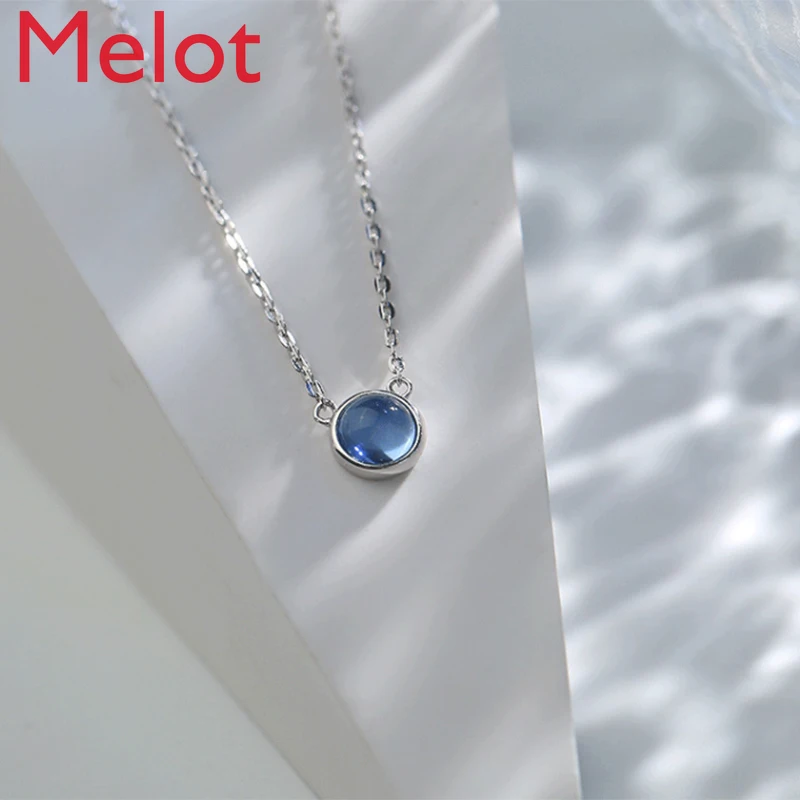 

Sterling Silver Necklace for Women Niche Design Light Luxury and Simplicity Clavicle Chain Gift