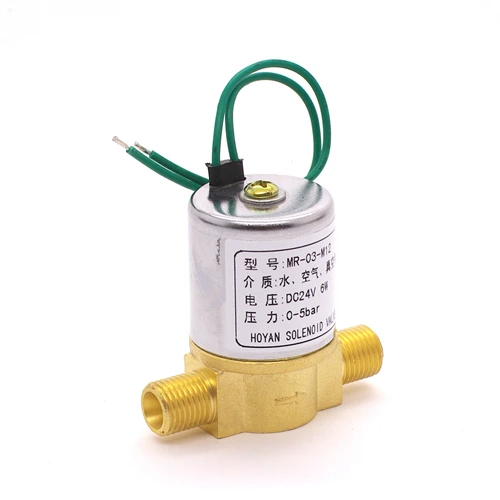 2/2 way M12 x 1 25 Соленоидный клапан 3 мм с отверстием для топливного масла NC 0 бар