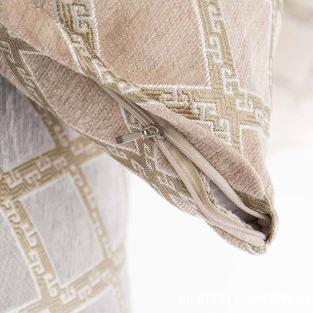 Европейский чехол для подушки Винтаж наволочка из шенили жаккардовая Подушка