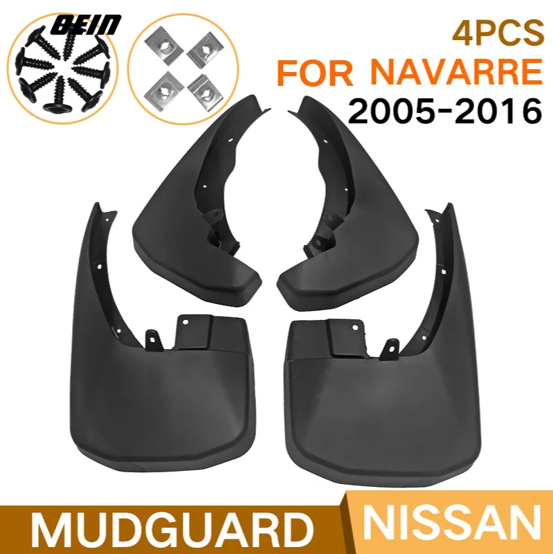 

Exterior Parts Mudguards FOR Nissan Frontier Navarre 2005-2016 Automobile Tire Mudguards.