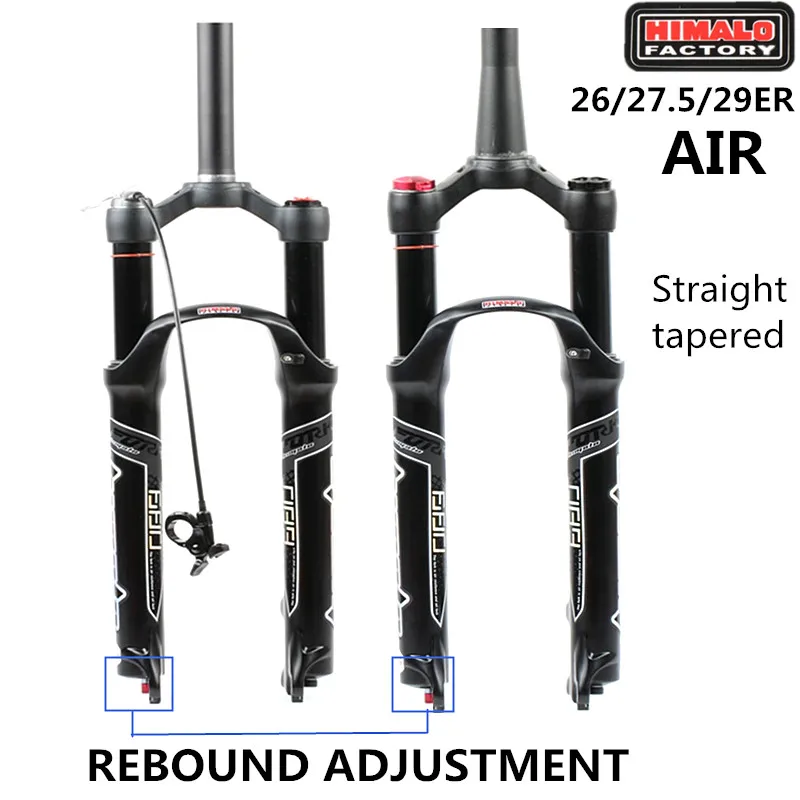 HIMALO Велосипедная вилка из магниевого сплава для горного велосипеда Air 26/27.5/ 29er