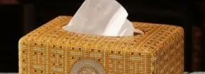 tissue box H Бытовая Европейская многофункциональная коробка для салфеток, лоток для гостиной, керамическая коробка для хранения с дистанционным управлением - Цвет: tissue box H