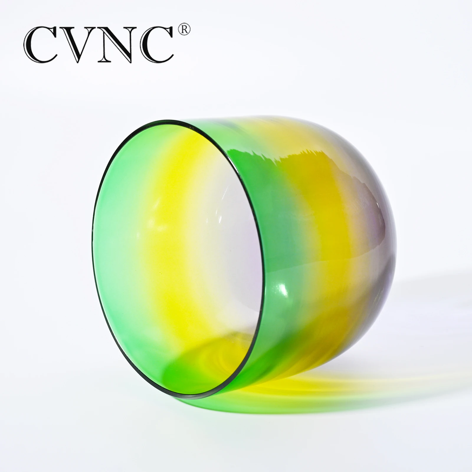 CVNC 6 "или 7" Прозрачная Радужная нотка F сердце Чакра кварцевый кристалл поющая