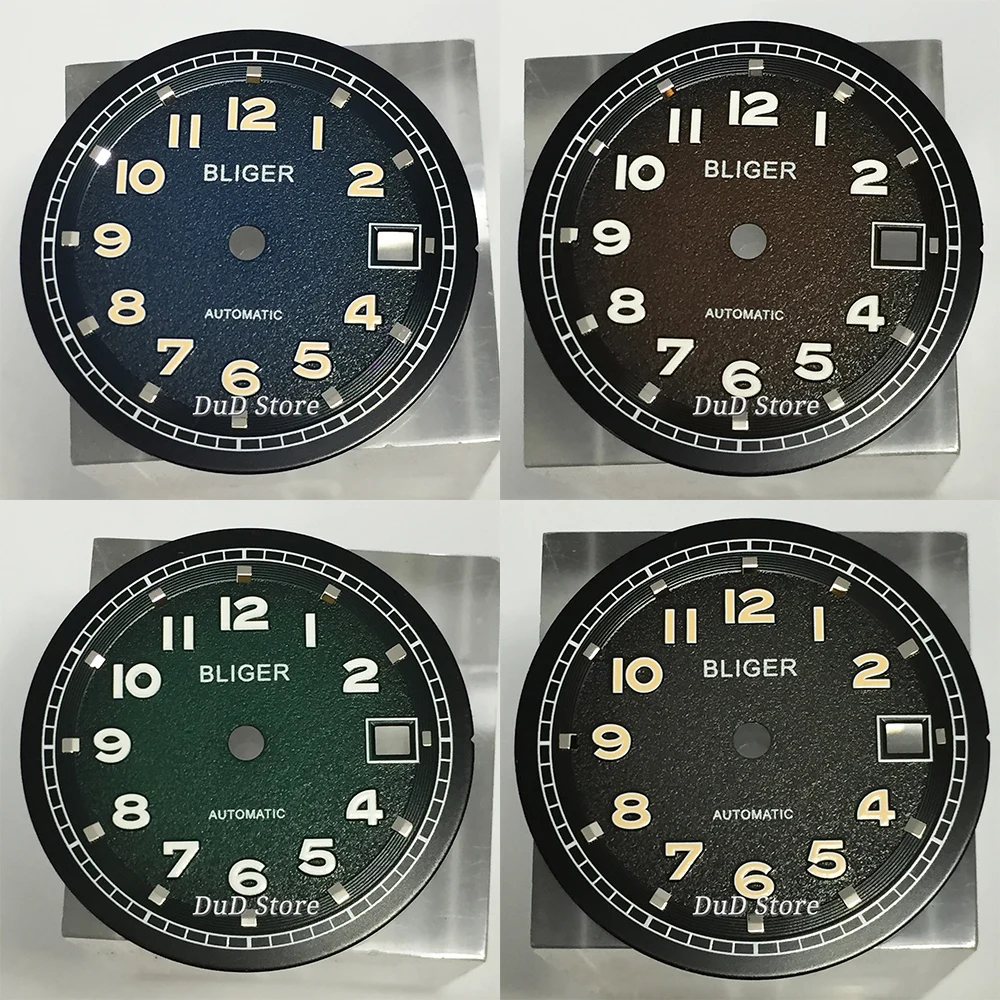 

Bliger 31.5mm watch dial luminous dial for ETA 2836 2824 Miyota 8205 8215 821A Mingzhu DG2813 3804 Seagull ST1612 movement