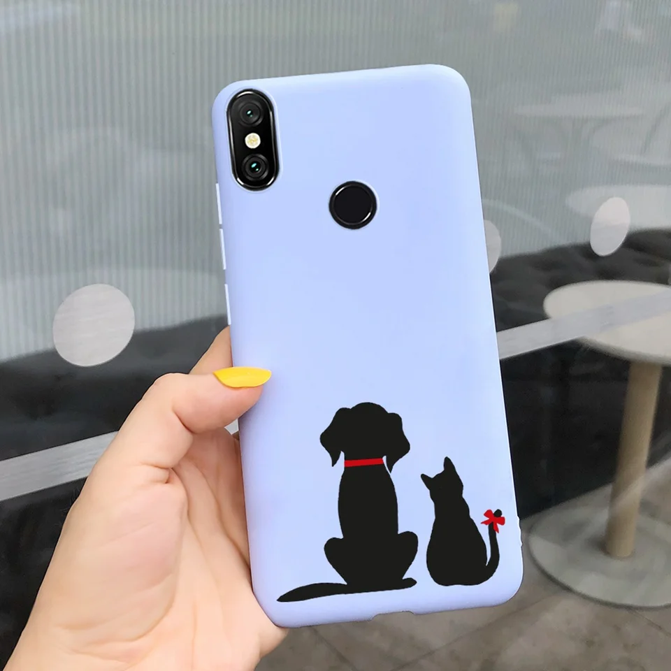 Силиконовый мягкий чехол 5 84 дюйма для Xiaomi Mi A2 Lite с рисунком подсолнуха и пудинга