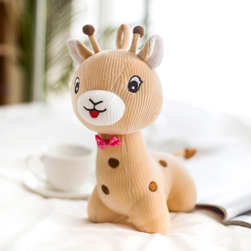 

1Pc 28cm Lovely Kawaii Deer Plush Stuffed Toy Animal Home Accessories Cute Doll Children Gifts Animals Decor Ljn