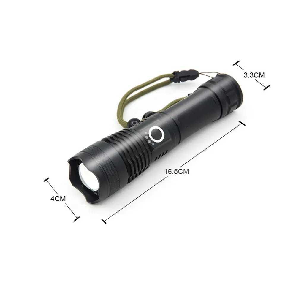 

P50 LED High Quality Tactical LED Super Bright Sky Wolf Eye Flashlight 5 Modes Zoom Military Light Lamp Free Ship