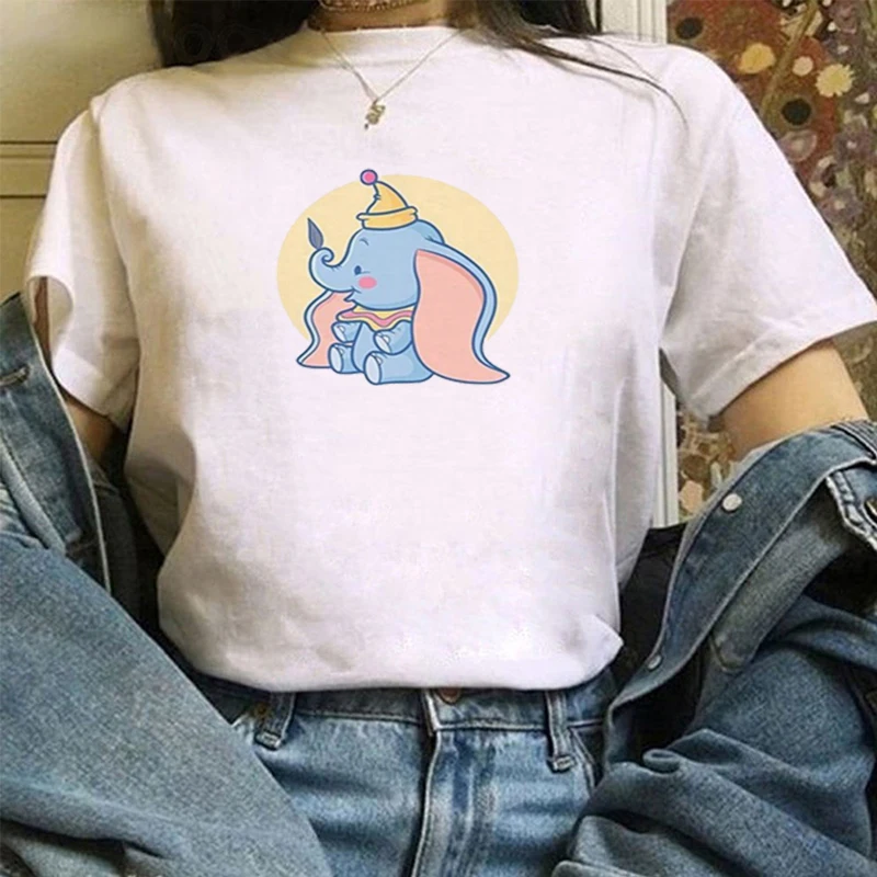 

Elephant T-shirts With Short Sleeves Tshirt Woman 2020 Summer Sleeve Women Female Clothing Women-clothing Top Tops Women's Tee
