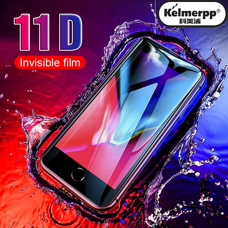 Защитное стекло с изогнутыми краями 11D для IPhone 7 8 6 6S Plus закаленное защитное 11 X XR XS