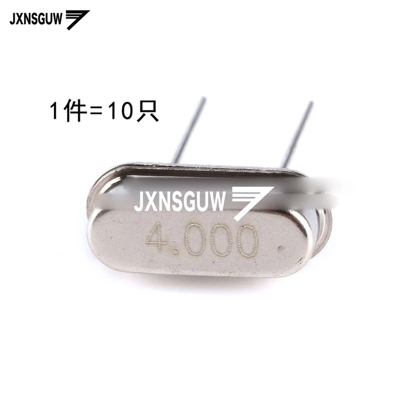 

10PCS crystal 4MHz 20ppm 20PF 2 foot 49S type passive crystal oscillator 4M