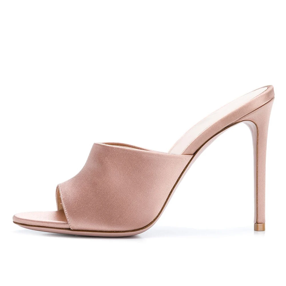 

LOVIRS Basic Slippers Brand Designer Woman Open Toe Stilettos High Heel Slingback Sandals Plus Size Shoes
