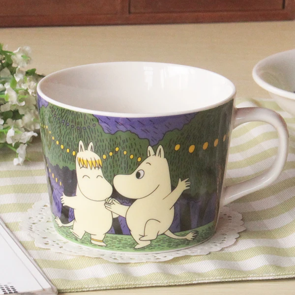 Фарфоровая чашка с изображением из мультфильма MOOMIN | Дом и сад