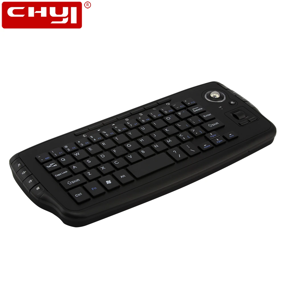 CHYI 2 4G Клавиатура Беспроводной клавиатура с трекбол игровой черный 94 клавиши