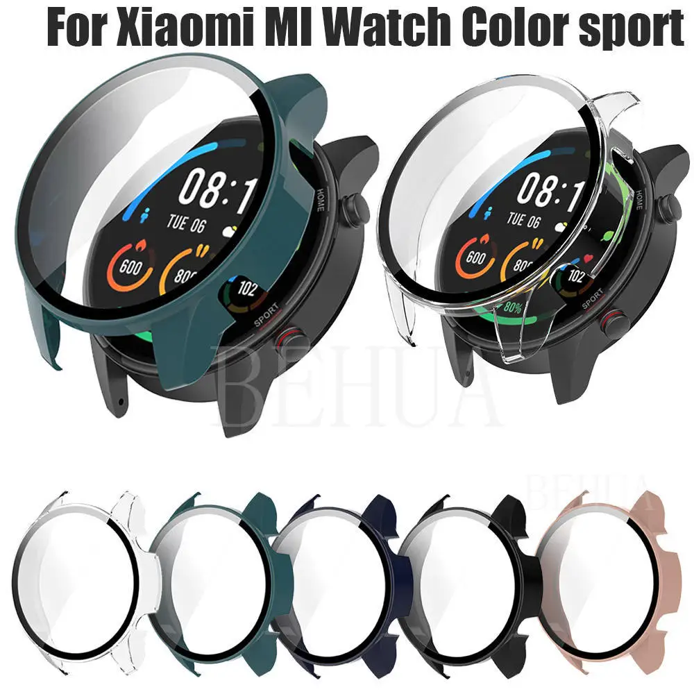 Полностью поликарбонатный защитный чехол для часов Xiaomi MI цветные спортивные