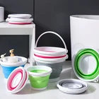 Прочный складное ведро для Ванная комната складной круглый Портативный ведро для мойки автомобилей Кемпинг складной большой Ёмкость ведро дома Экономия пространства