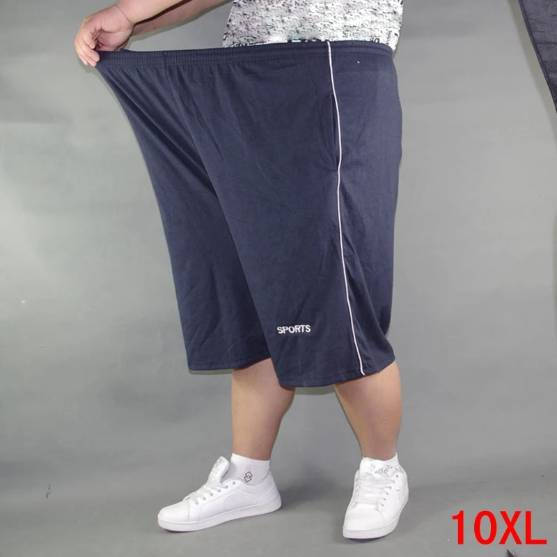Мужские бриджи брикет 8XL 9XL 10XL талия 142 см летние большие эластичные спортивные