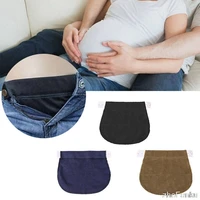 1 pcs women adjustable elastic maternity pregnancy waistband belt waist extender clothing pants for pregnant sewing accessories
