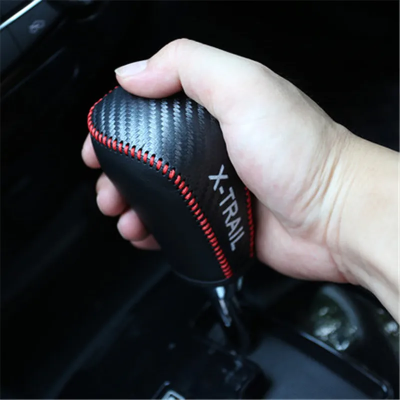 

Gear cover interior gear block leather protector Interior decoration car Accessories For Nissan X-trail X trail T32 2014-2020