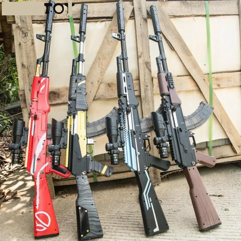 

Страйкбольное ружье, ручная винтовка Akm игрушечный водный пистолет, пули для стрельбы, игрушки для мальчиков, игры в Cs, мягкое снайперское ор...