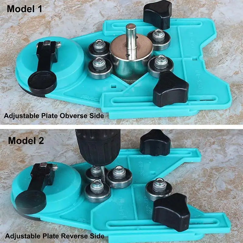 

Adjustable Drill Bit Hole Saw Guide Jig Hole Locator For Woodworking