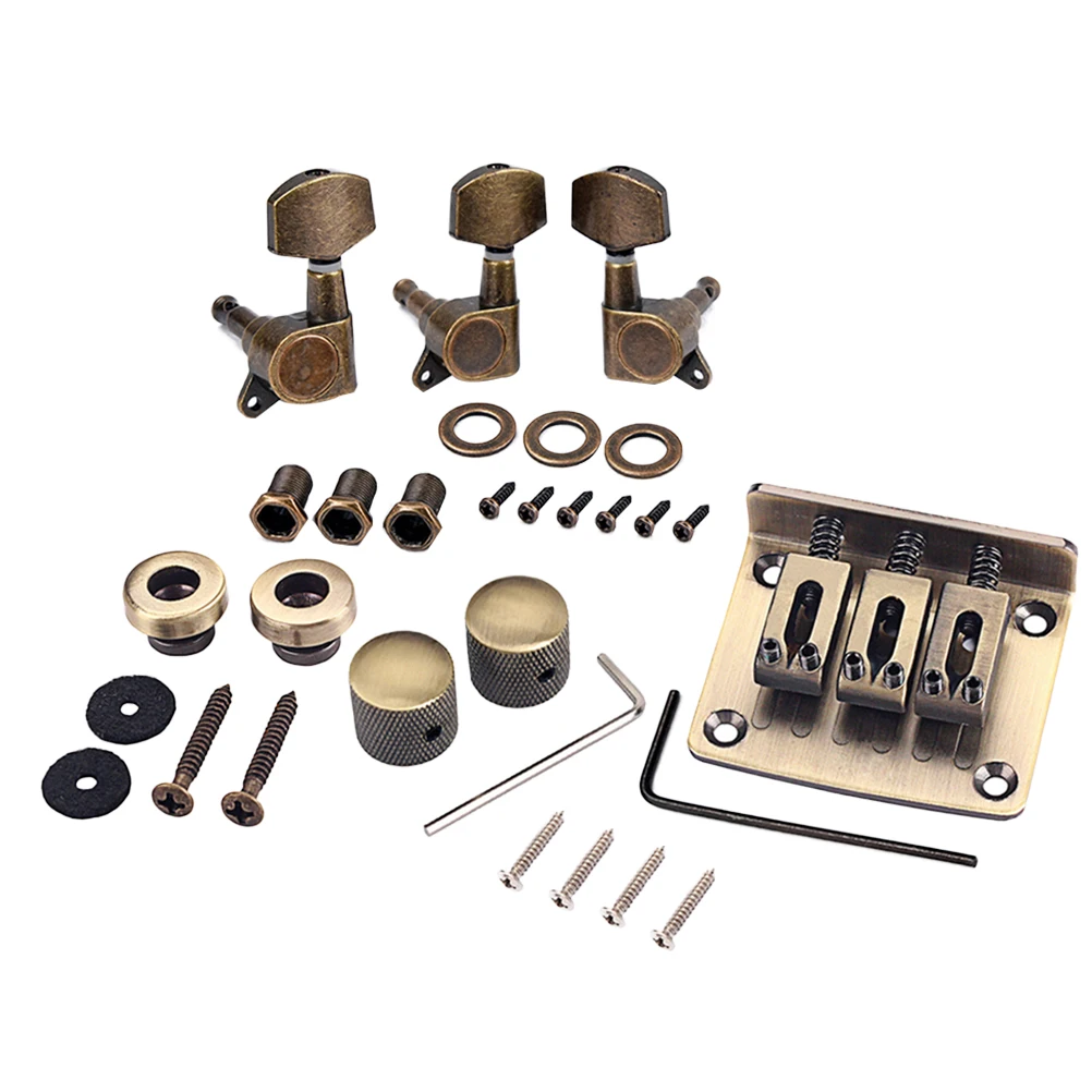 Комбо наборы бронзового цвета седло мост Настройки колышки управления ручки