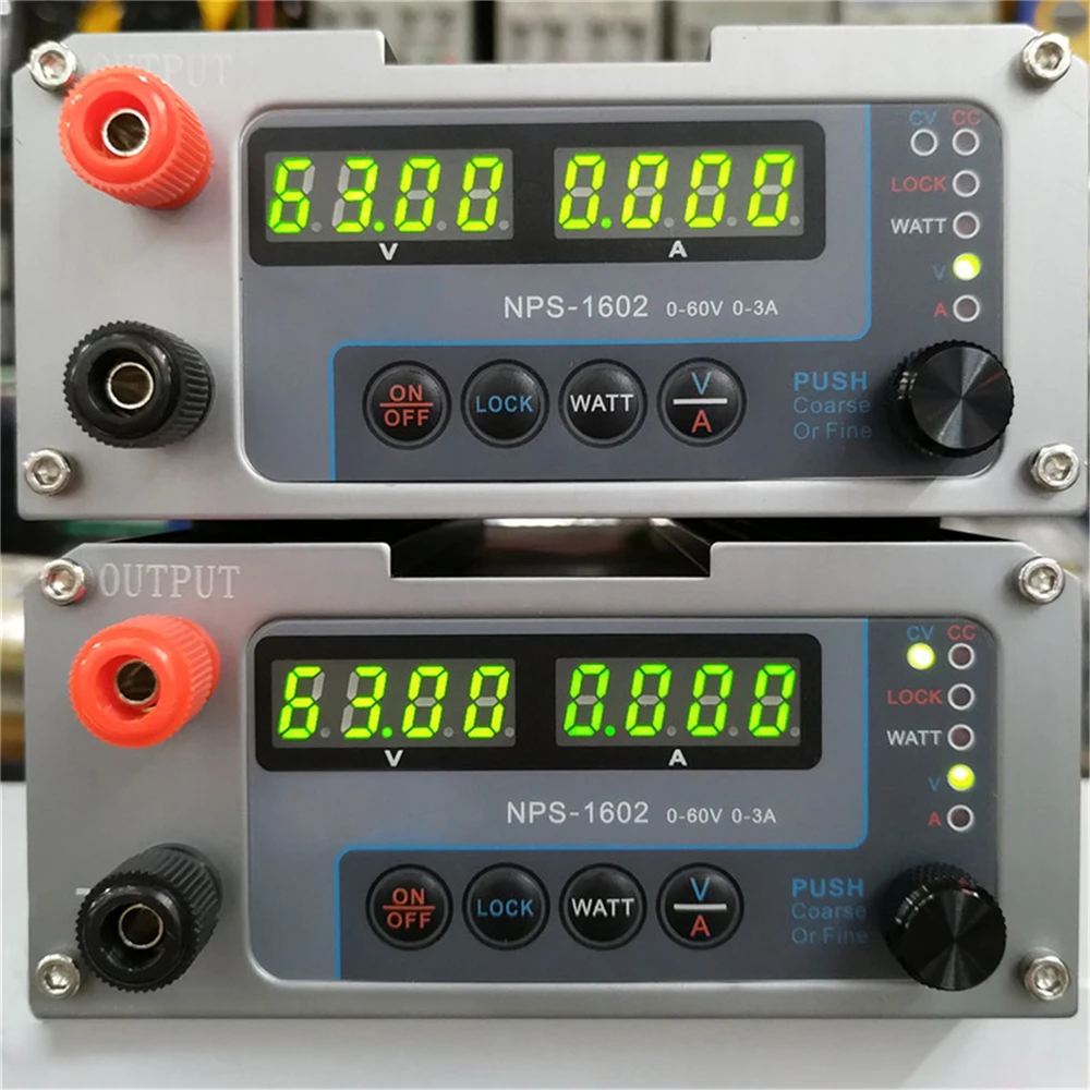 

NPS-1602 Регулируемый Цифровой DC Питание 0-60V/0-3A CPS-6003II переключение Питание с Выход кабель
