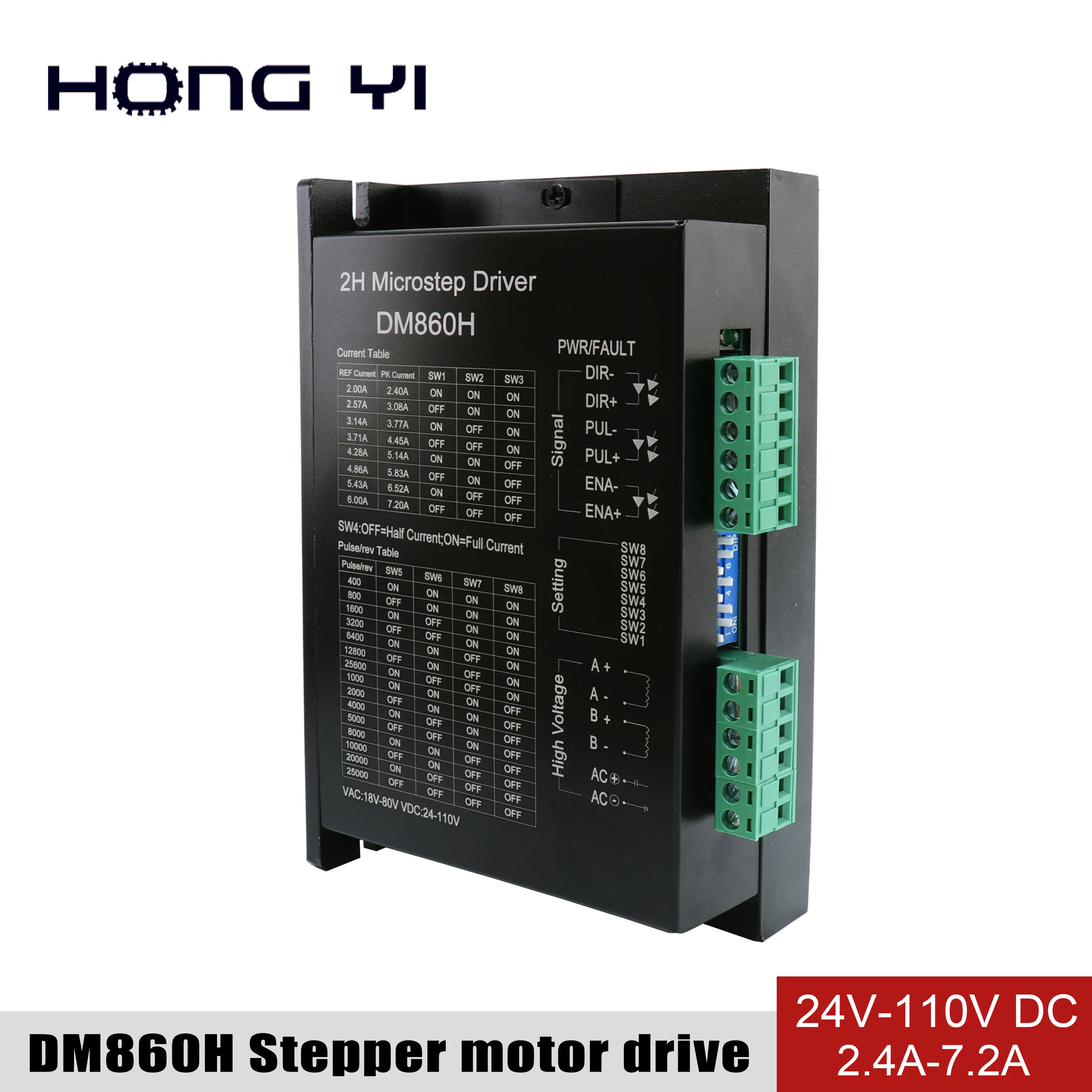 Бесплатная доставка замена драйвера шагового двигателя leadshine DM860H 2 фазный 18 80VAC 7.2A