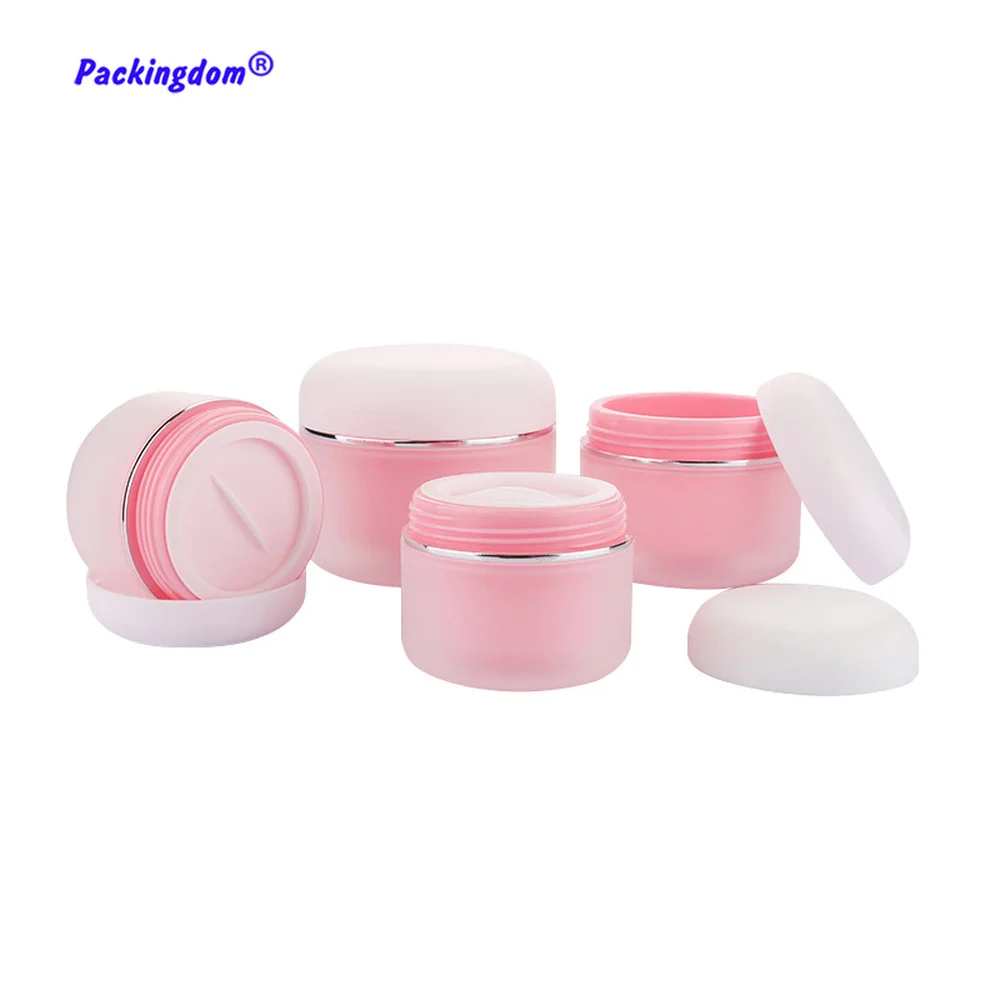 20 штук Контейнер Пустой Розовый принимаем заказы крем косметика банка Пластик
