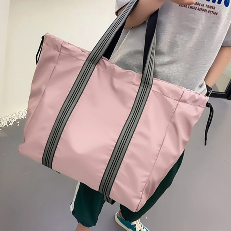 

Large Capacity Oxford Cloth Bag New Double Shoulder Drawstring Student Backpack School Bag Waterproof Travel Backpack