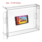H 50 шт прозрачный защитный чехол для Sega Genesis mega drive Master System Games Cartridge