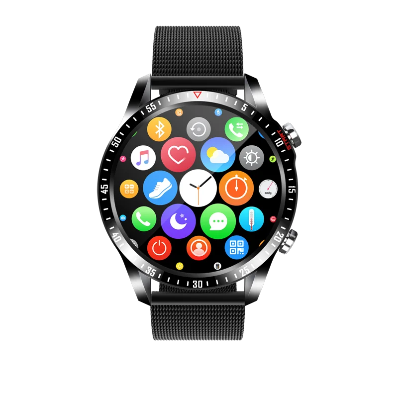 2021 New Women Smart Watch Men 1.28 Full Touch Screen Heart Rate Blood Pressure Bluetooth Call for Android IOS | Электроника