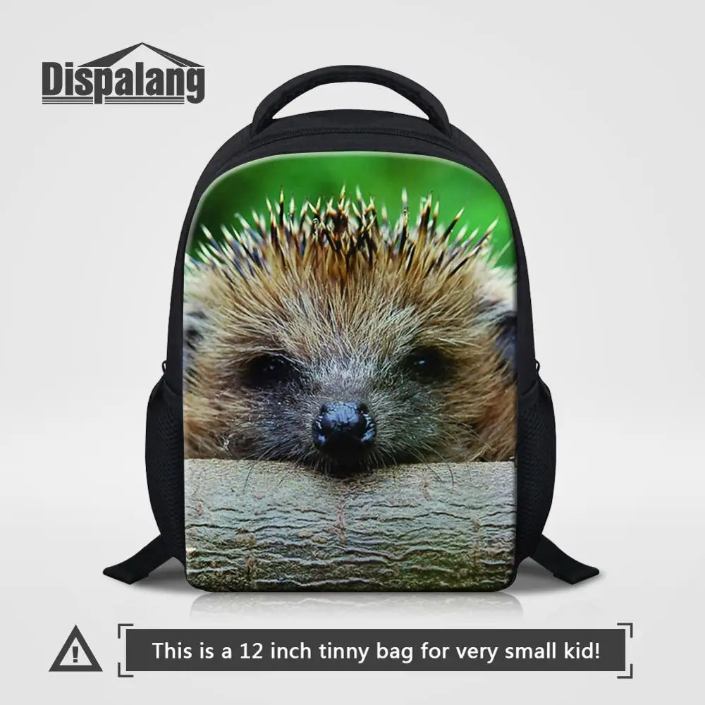 

Dispalang Children's Small Backpack Animal Hedgehog Kids Bookbag 12'' Kindergarten School Bags Toddler Bookbag For Little Girls