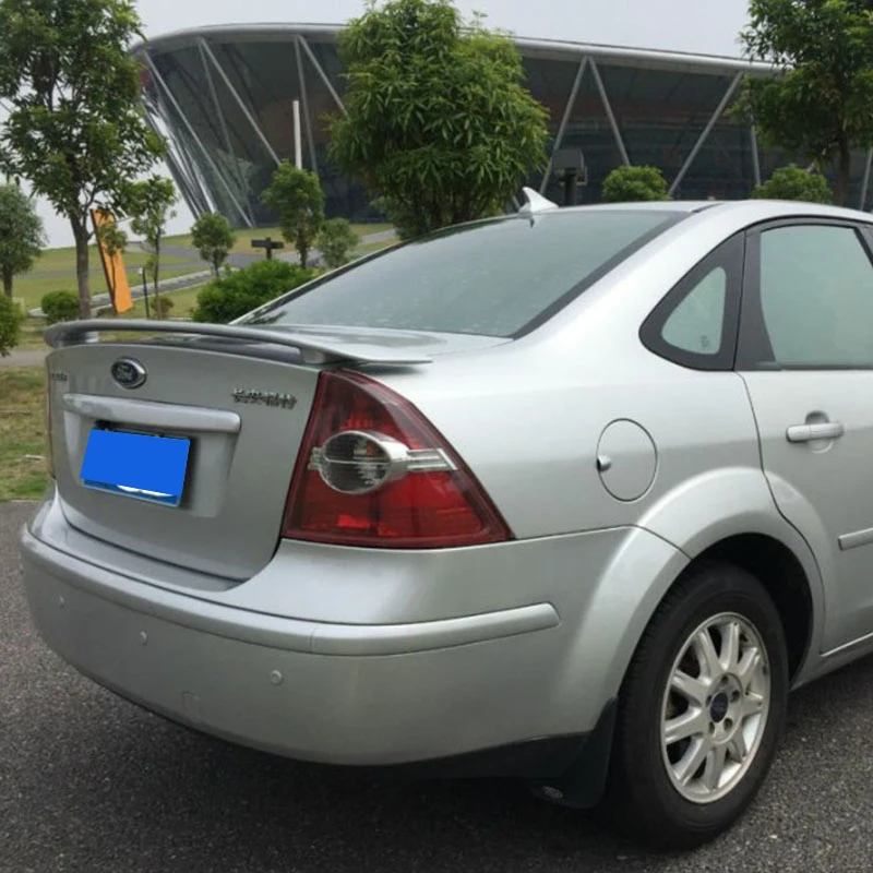 Подходит для Ford Focus спойлер 2009 2010 2011 Автомобильный ABS пластиковый Неокрашенный