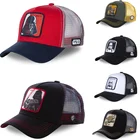 Новый бренд Disney с принтом Звездные войны с Микки-Маусом Snapback хлопок Бейсбол Кепки Для мужчин Для женщин Для мужчин в стиле хип-хоп для папы сетчатая Кепка-тракер в дропшиппинг