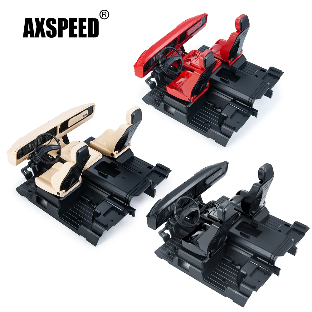 

AXSPEED RC Car Plastic Full Interior Body Shell Cab Seat Kit for TRX-4 TRX4 Bronco 1/10 RC Crawler Car Parts Accessories