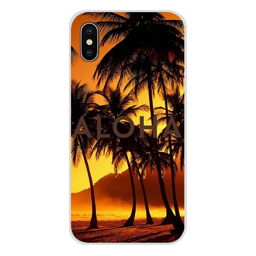 Летние Гавайские aloha аксессуары чехлы для телефонов huawei mate Honor 5X6X7 7A 7C 8 9 10 8C 8X20 30 Lite