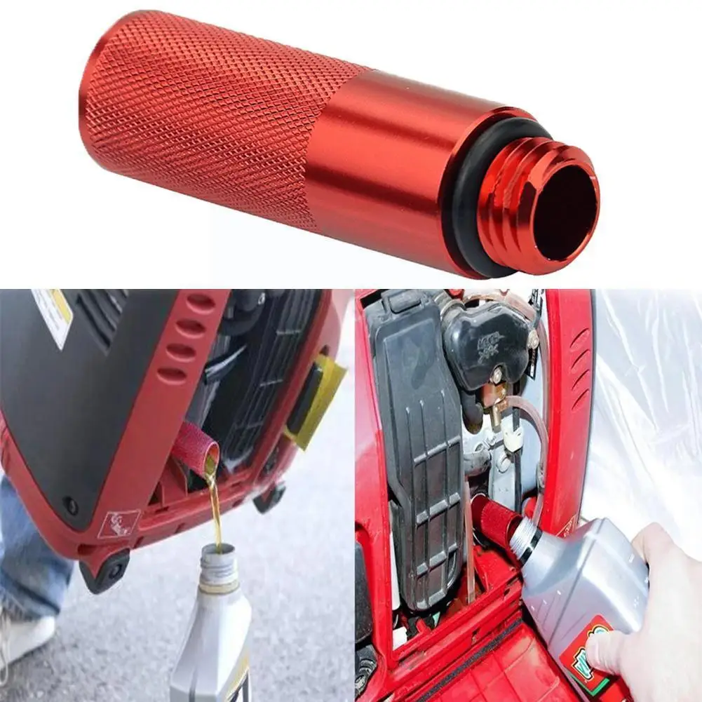 

Red Upgrade Extended Run Gas Cap W/ Brass Hose Fitting Oil Funnel Magnetic Dipstick For Generator Eu2000i Eu1000i J1p7