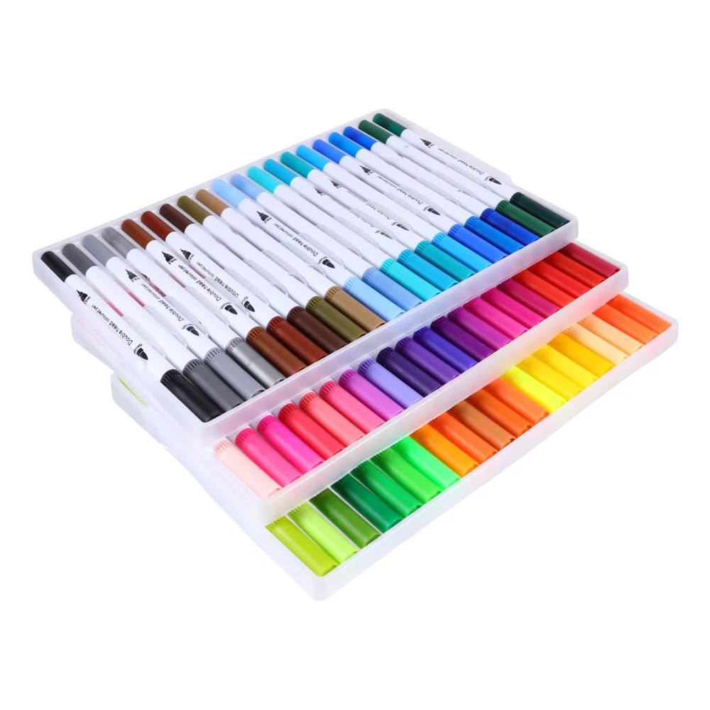 

60pcs Extra Fine Color Water-Based Line Drawing Pen Painting Kit Needle Pen