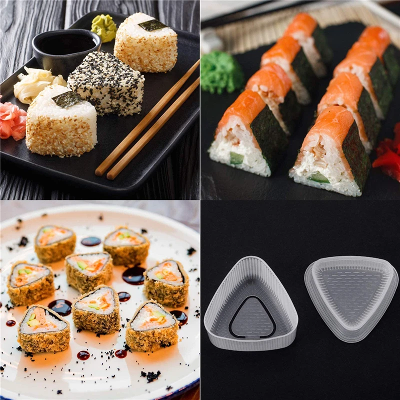 Мультяшная форма для суши набор Onigiri японские пресс-форма рисовый шар роллер риса