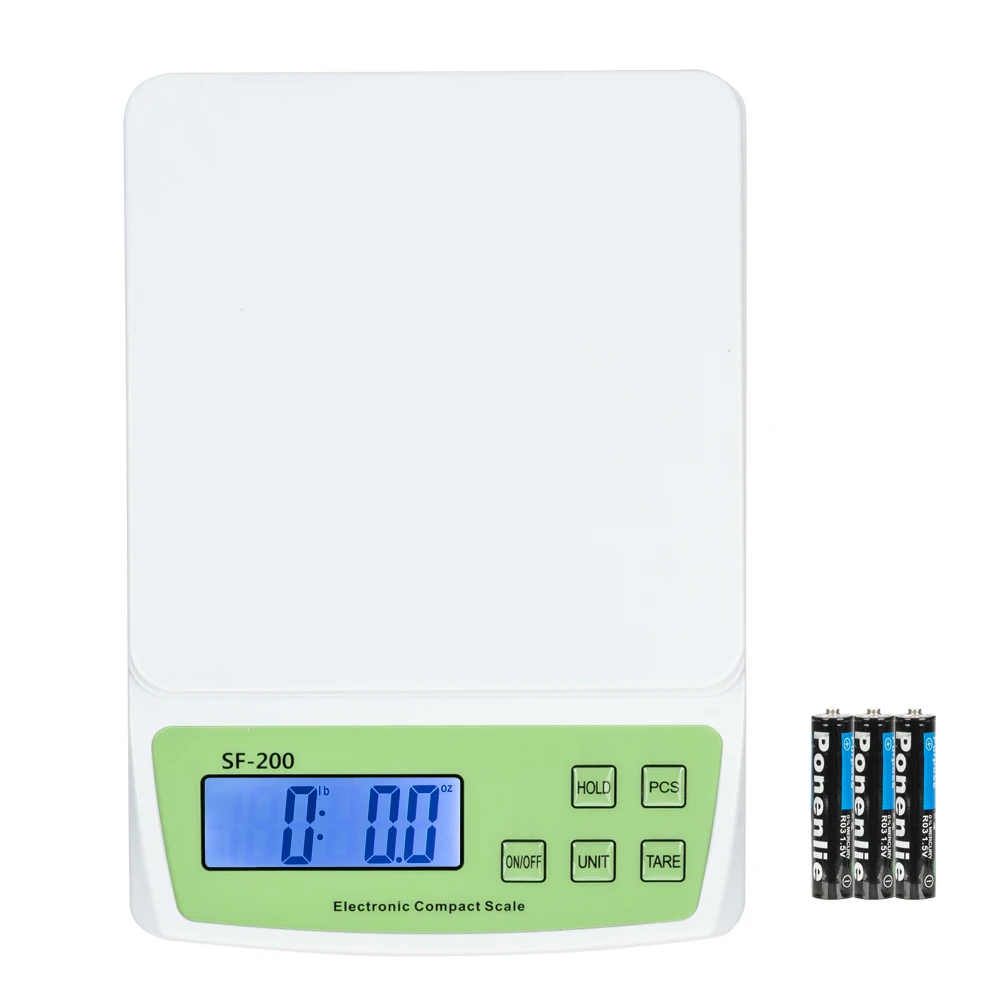 

10KG/0.5G High Precision LCD Digital Scales Max 10KG Portable Electronic Postal Shipping Weight Scale 60-Second Auto Shutdown