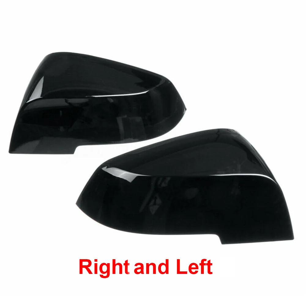 1 пара зеркал заднего вида для BMW 1/2/3/4 серии F20 F30 F31 F32 F34 глянцевый черный ABS крышка