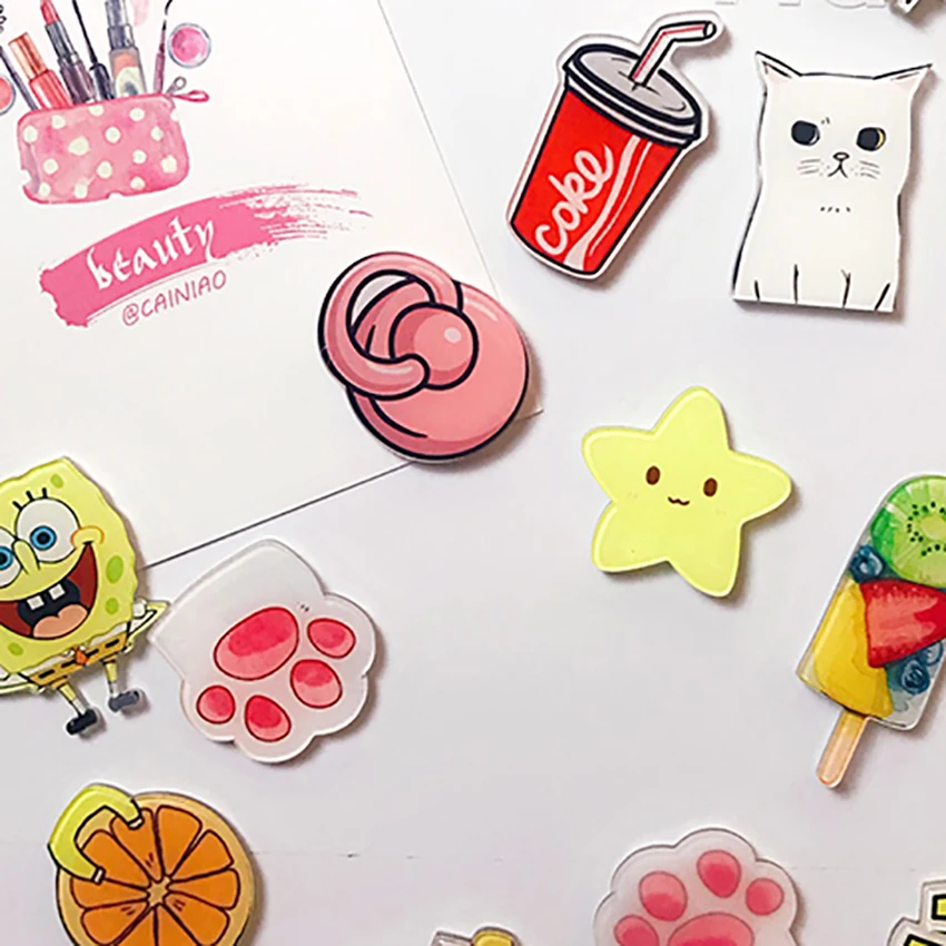 Магнит акриловый магнитный стикер мультяшный магнит для железа декоративный